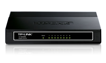 TP-Link 的 8 port 小型 switch hub TP-Link 的 8 port 小型 switch hub