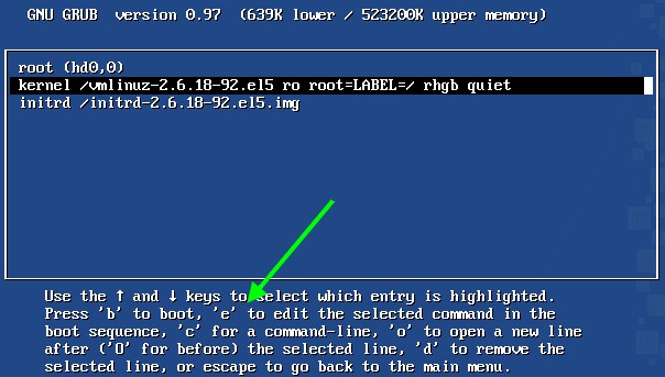 grub 單一選單內容 grub 單一選單內容