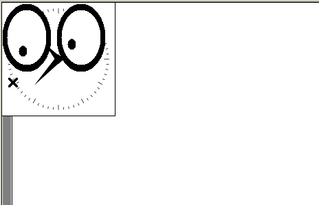 分別啟動 xclock 時鐘與 xeyes 眼睛的結果 分別啟動 xclock 時鐘與 xeyes 眼睛的結果